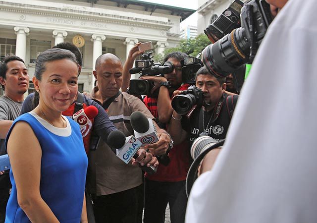 COURT VICTORY. Senator Grace Poe at the Supreme Court. File photo by Rappler 