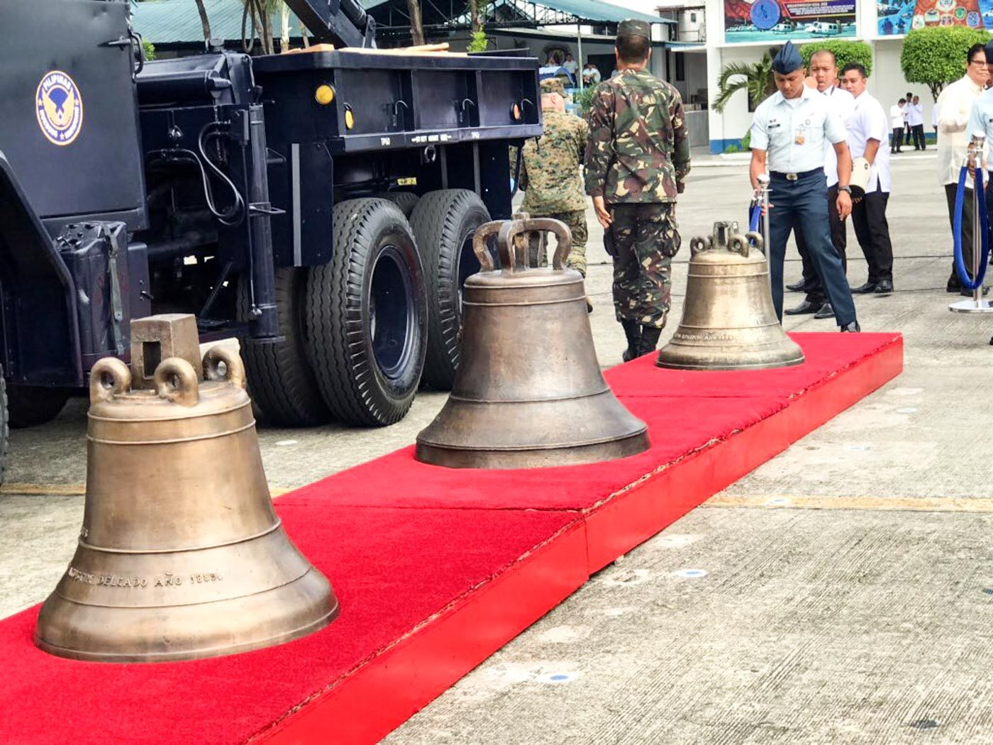Balangiga Bells back in Eastern Samar for handover