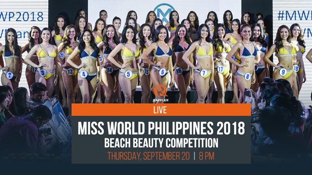 LIVE UPDATES: Miss World Philippines 2018 Swimsuit Competition