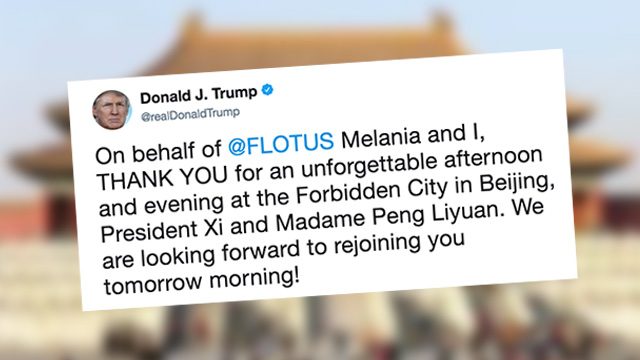 Trump jumps over China’s ‘Great Firewall’ with first tweet