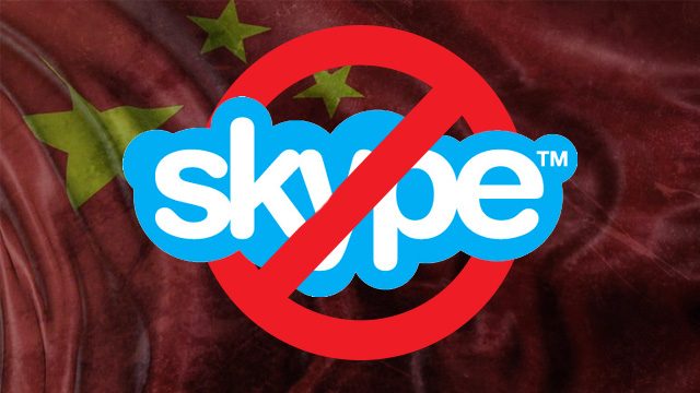 Skype joins list of apps on China blacklist