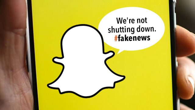 Rumors of Snapchat shutting down by ‘end of 2017’ debunked