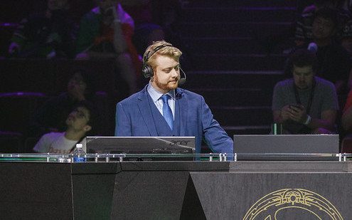 CONTROVERSY. Veteran caster Toby Dawson denies all accusations, noting they’re 'warped with fiction.' Photo from Dota 2 The International 