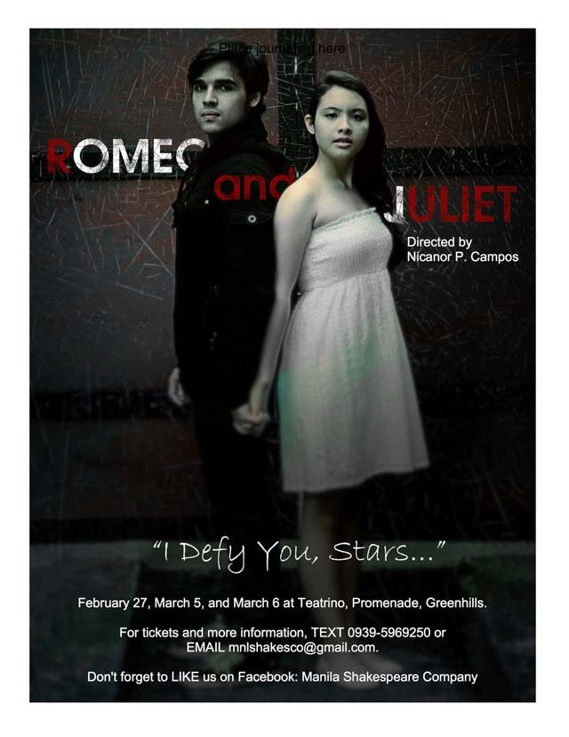 Poster courtesy of Manila Shakespeare Company 