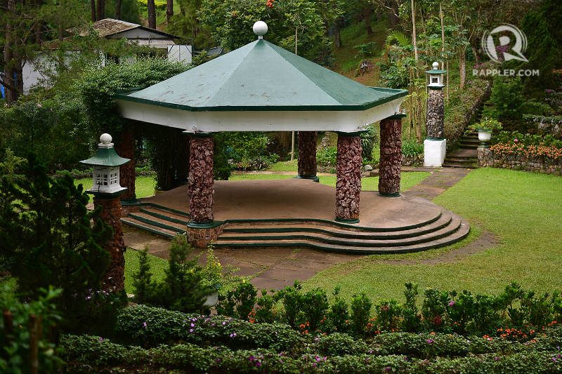 BELL AMPITHEATRE. The Bell Ampitheatre inside the Camp John Hay Historical Core surrounds a well kept garden and is a popular venue for weddings. Photo by Nikka Corsino