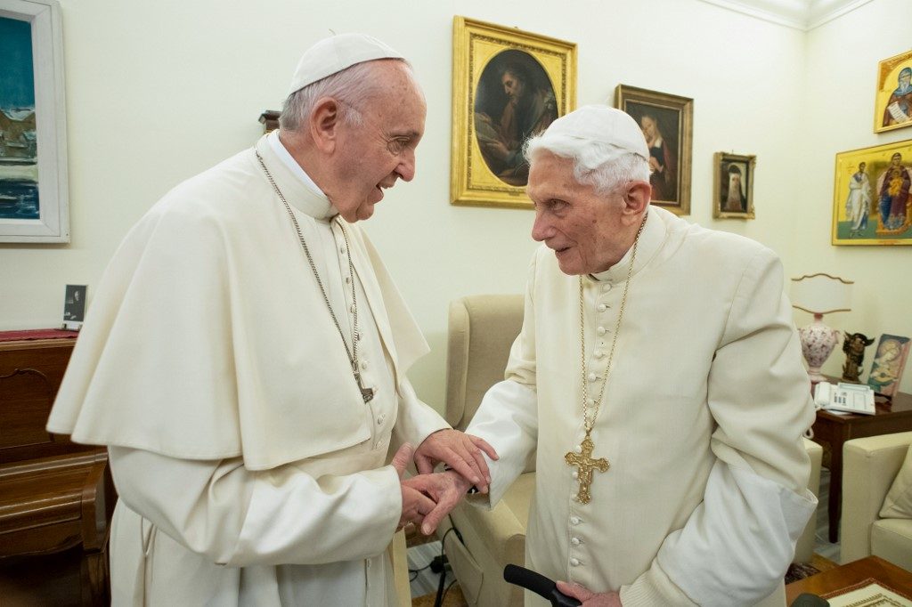 Ex-pope Benedict rejects opening up priesthood to married men