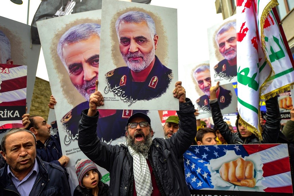 Huge crowds in Iran mourn general killed by U.S. drone