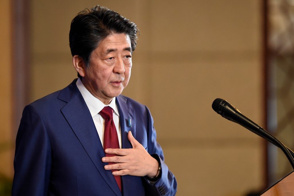Japan’s Abe ‘deeply worried’ by Middle East tensions