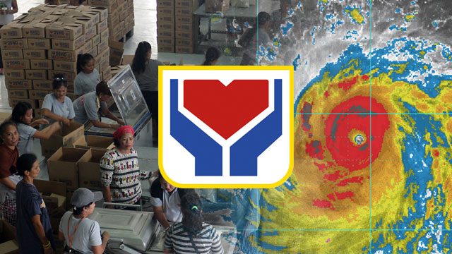 DSWD prepares P829 million in aid for Typhoon Mangkhut