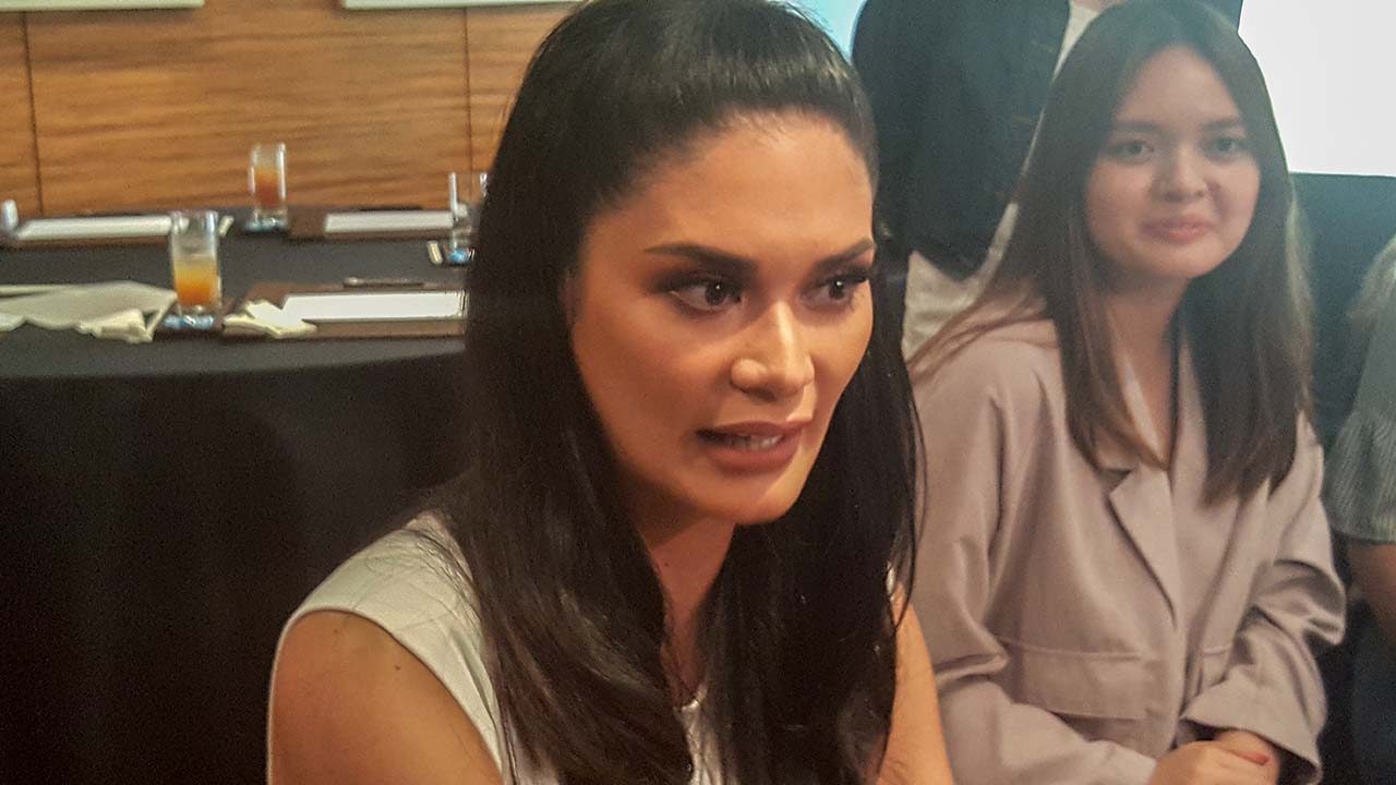 GROWING BRAND. Pia Wurtzbach says she's happy that the Miss Universe Philippines brand has evolved in the country for a good cause. Photo by Alexa Villano / Rappler 