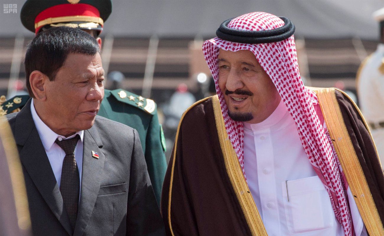 Duterte meets with Saudi Arabia’s King Salman