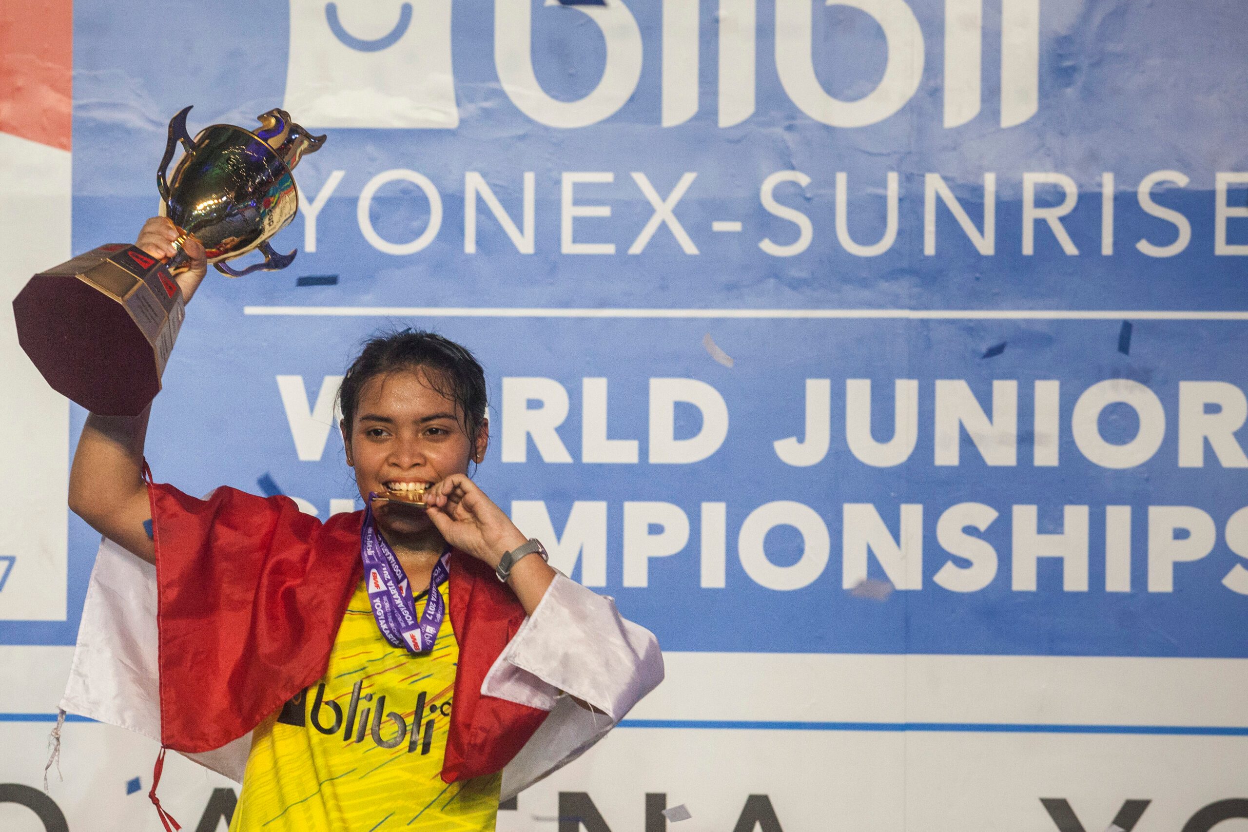 Indonesia boyong dua gelar juara dunia bulu tangkis junior
