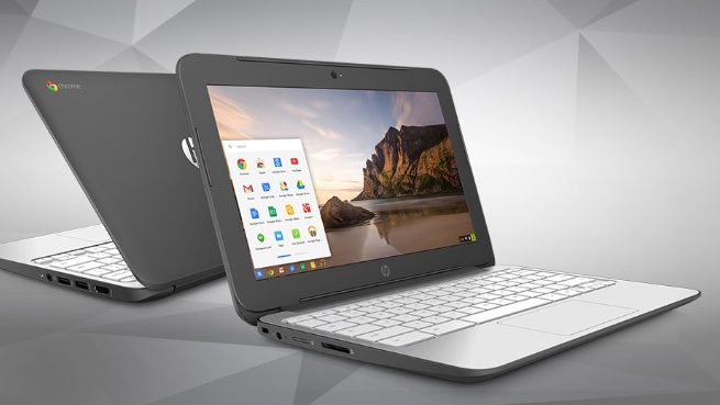 CHROMEBOOK 14. HP gives their Chromebook the AMD option. Photo from HP 
