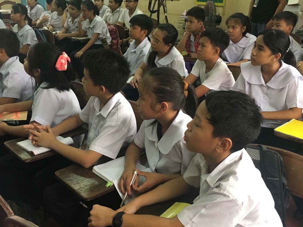 CURIOUS MINDS. Some children have asked their DARE officers about the ongoing drug war  