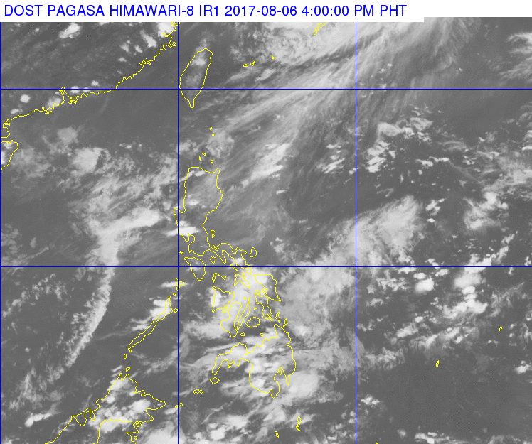 Light-moderate rain in parts of Luzon on Monday
