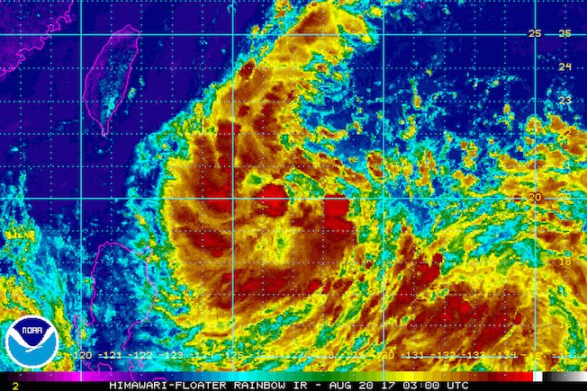 Low pressure area intensifies into Tropical Depression Isang