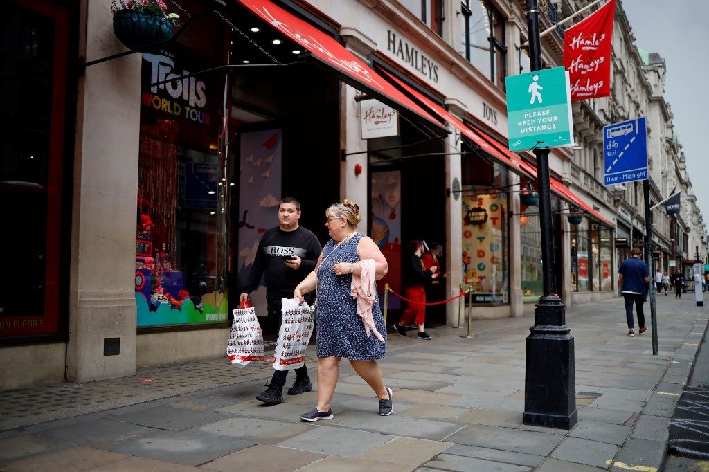 UK inflation hits 4-year low on virus lockdown
