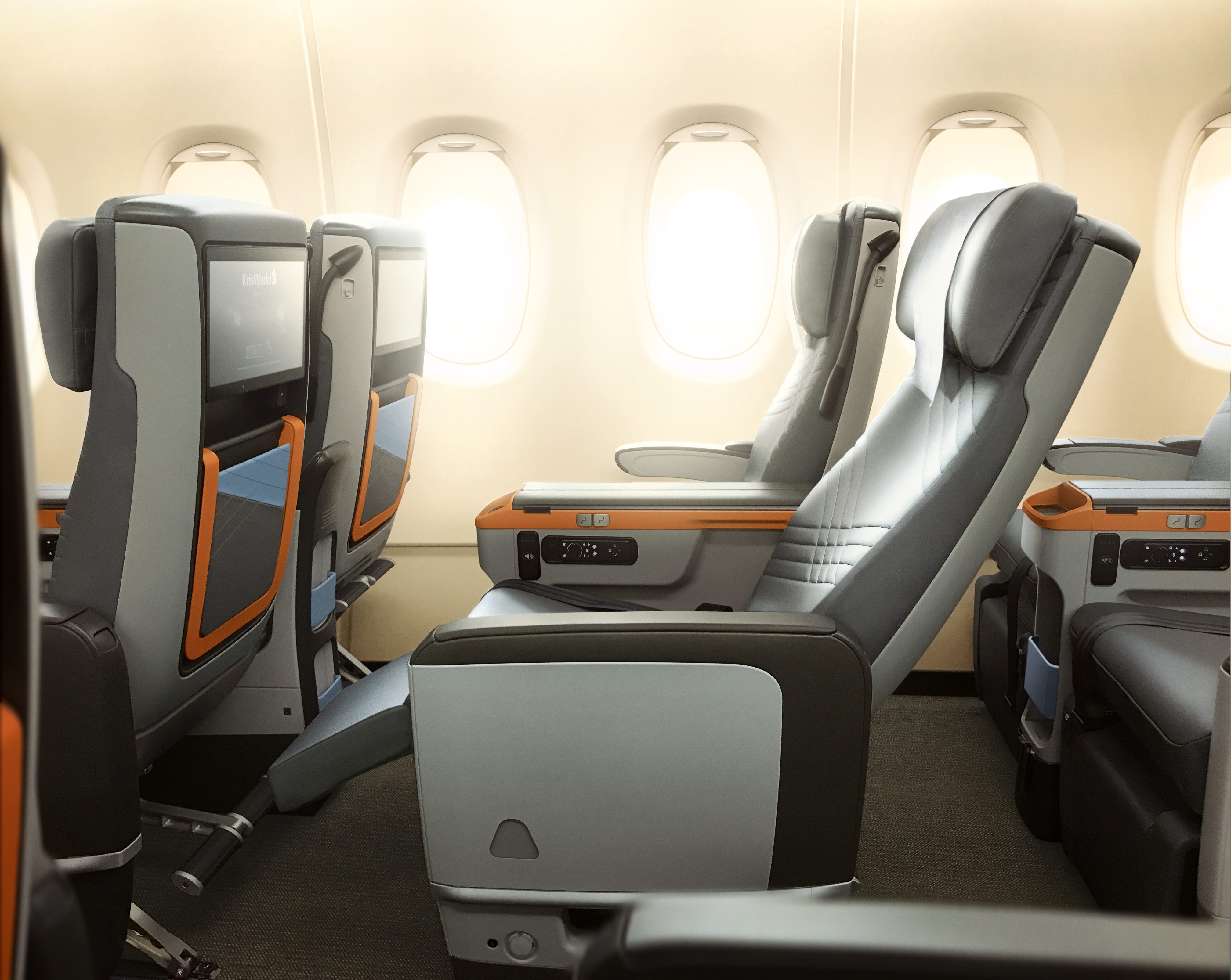PREMIUM ECONOMY. The A380 planes flying to selected destinations will have spacious premium economy seats  