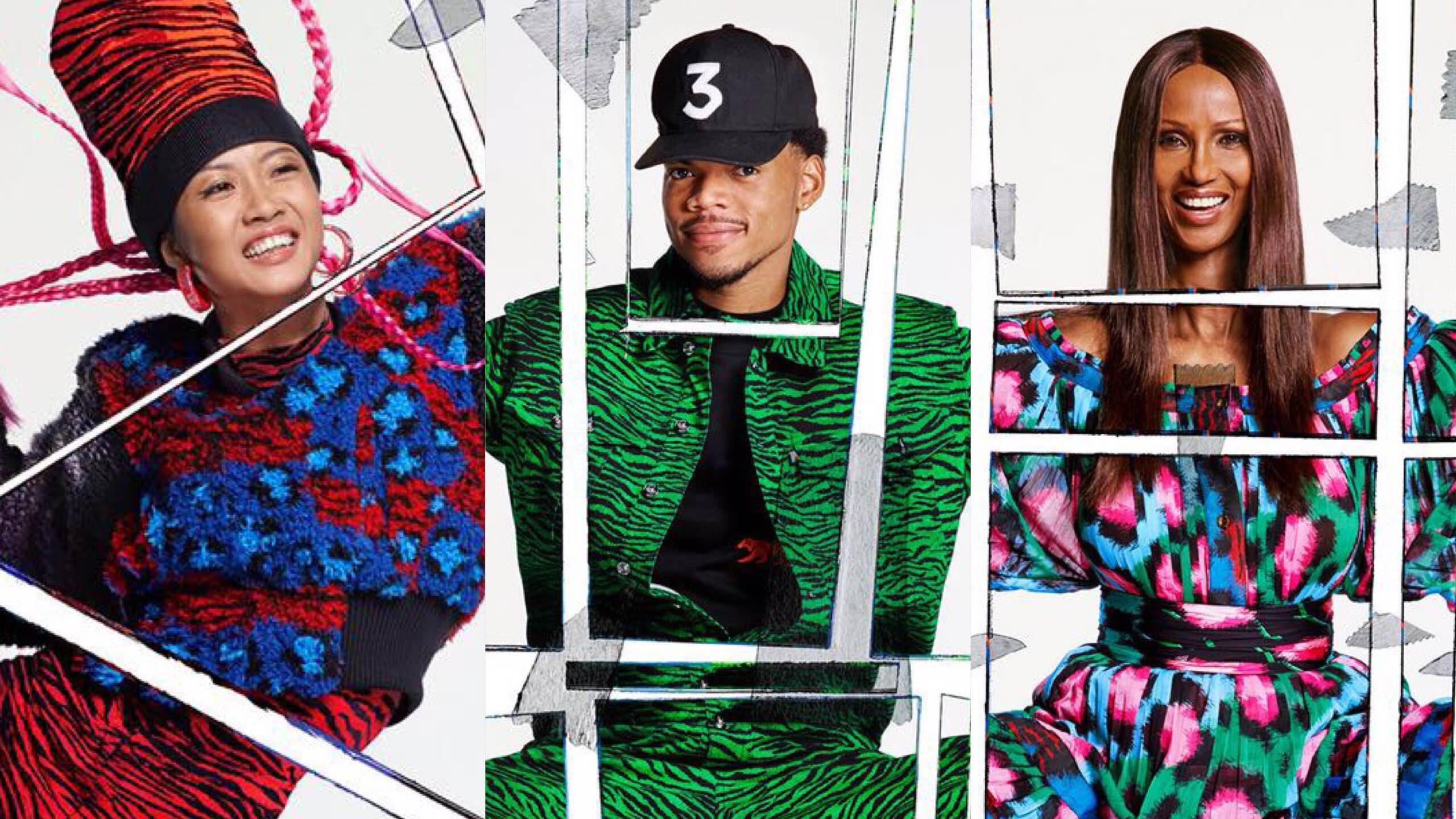FIRST LOOK: Chance the Rapper, Iman, more in Kenzo x H&M campaign