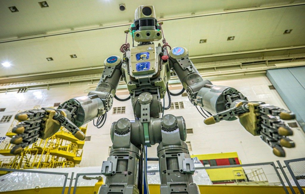 Russia sends ‘Fedor’ its first humanoid robot into space