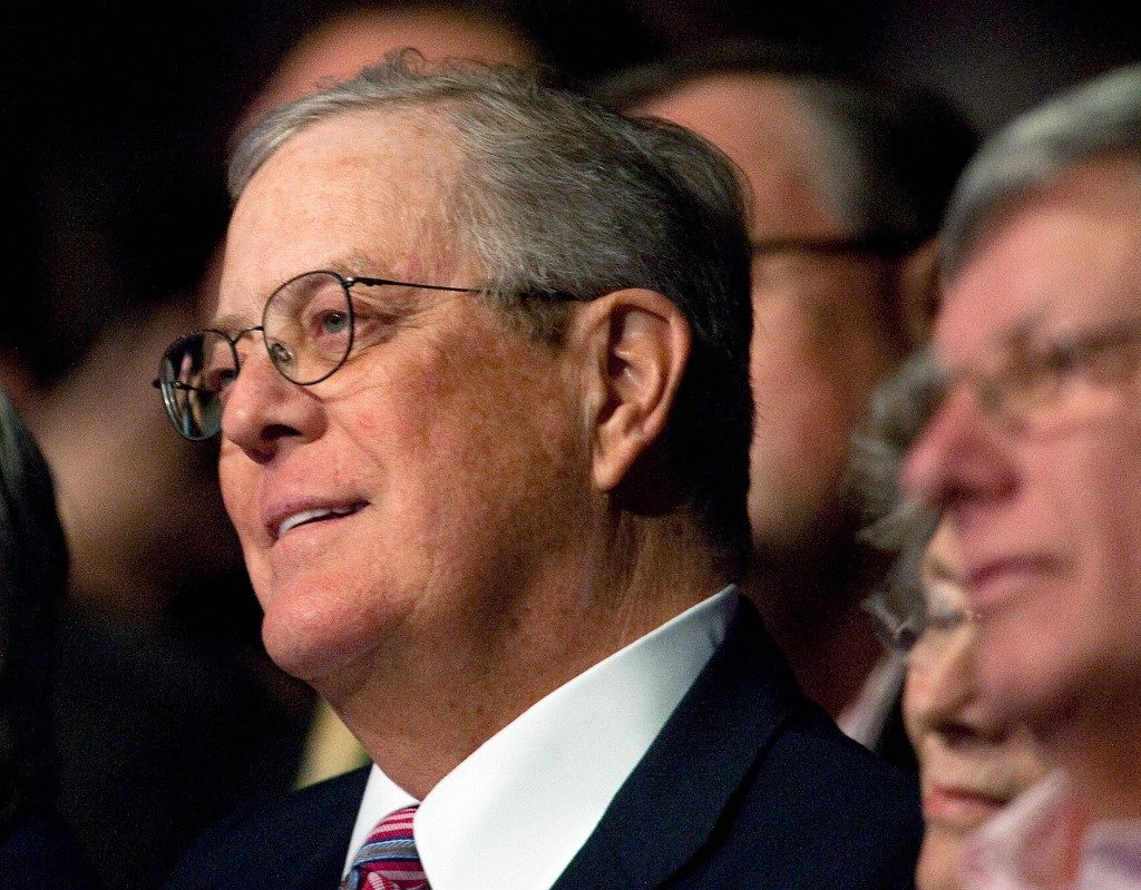 David Koch, billionaire donor to Republican causes, dies at 79