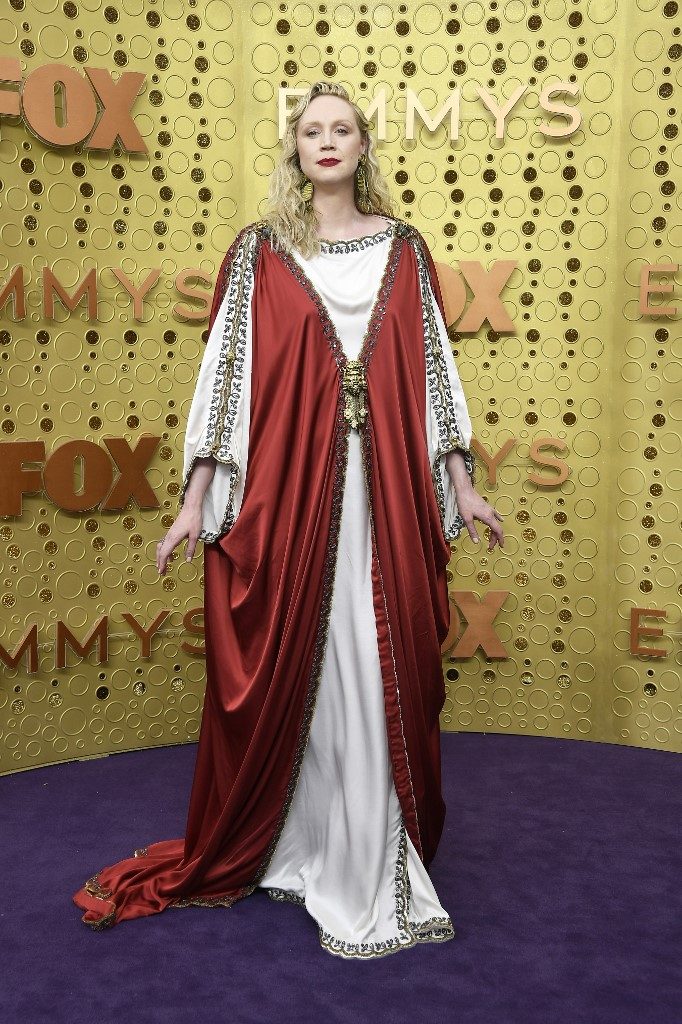 Gwendoline Christie attends the 71st Emmy Awards at Microsoft Theater on September 22, 2019 in Los Angeles, California. Photo by Frazer Harrison/Getty Images/AFP 