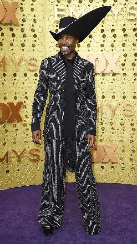 Billy Porter attends the 71st Emmy Awards on September 22, 2019 in Los Angeles, California. Photo by Frazer Harrison/Getty Images/AFP 