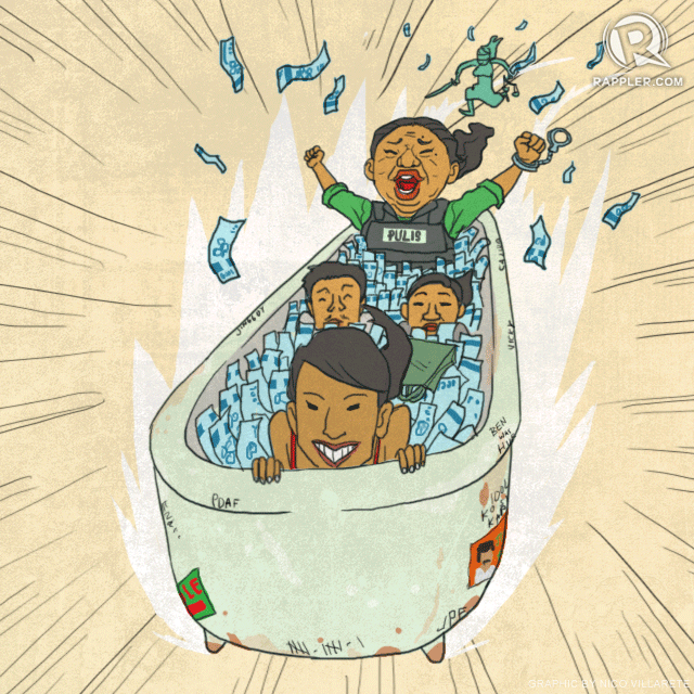[EDITORIAL] #AnimatED: Ang Napoles bathtub na nag-uumapaw sa pera