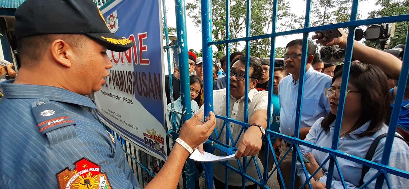 Fact-finding team with 2 congressmen barred from entering Negros police HQ