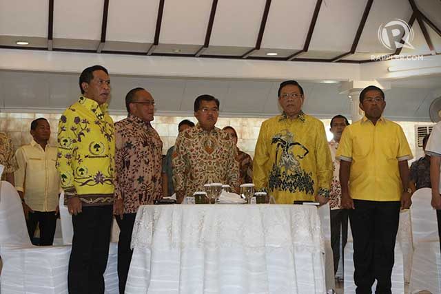 ISLAH GOLKAR. Penandatangan kesepakatan dilakukan di kediaman Wakil Presiden Jusuf Kalla. Foto oleh Gatta Dewabrata/Rappler