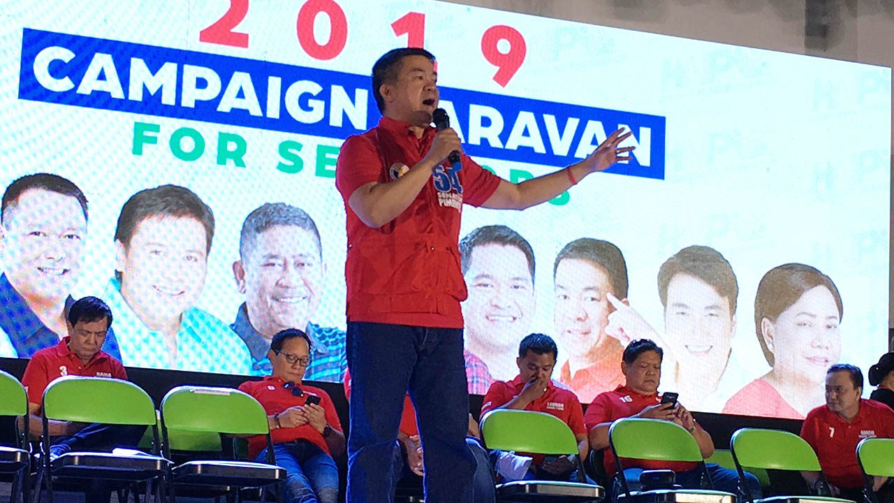 Pimentel sees hope for federalism shift in Senate after 2019 elections