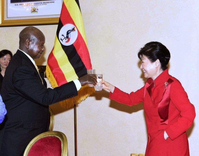 Uganda switches sides, dumping North Korea for South