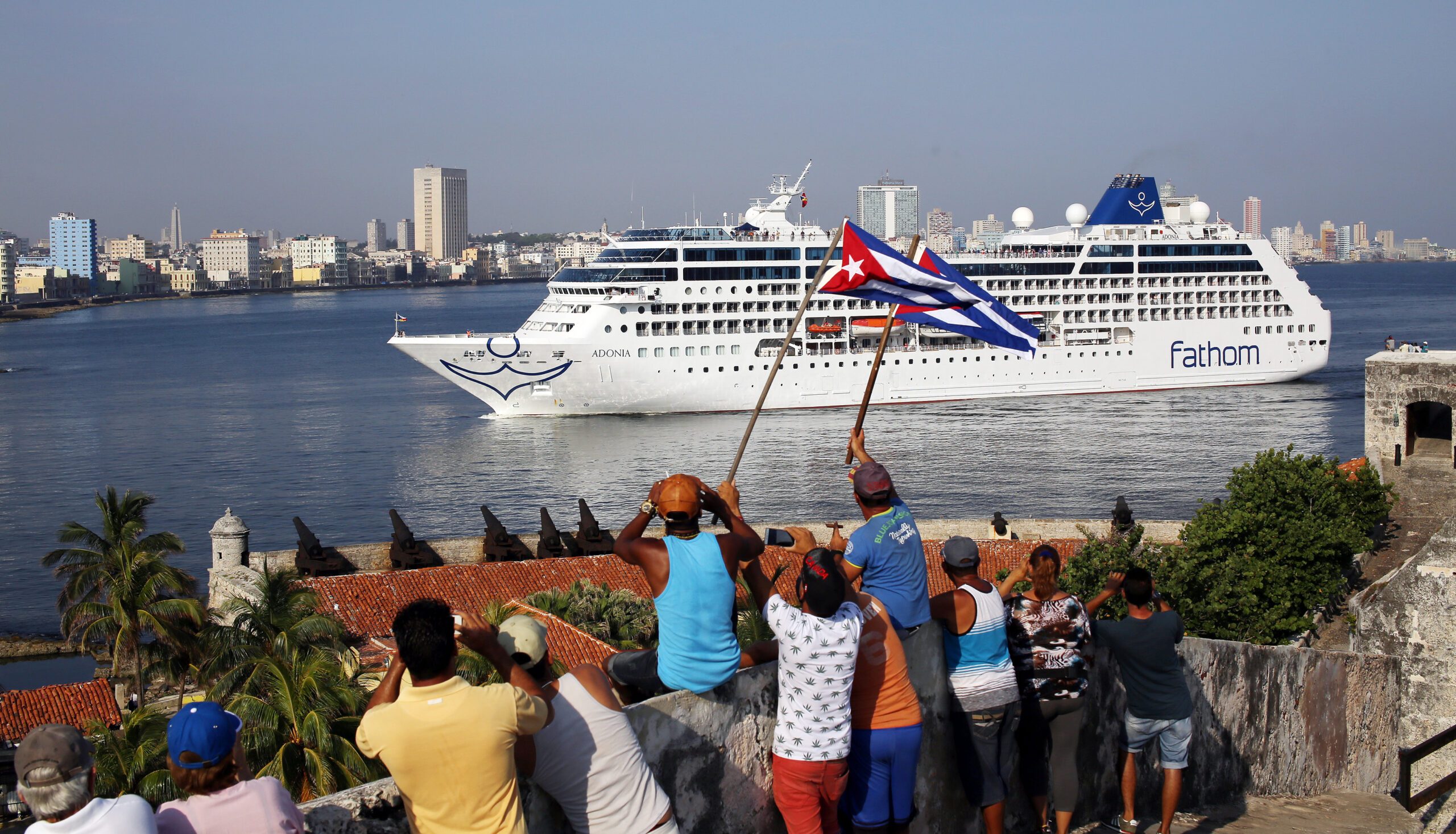Happy tears as first US-Cuba cruise in decades docks
