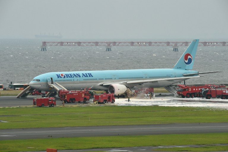 300 passengers evacuated from Korean Air plane at Tokyo airport
