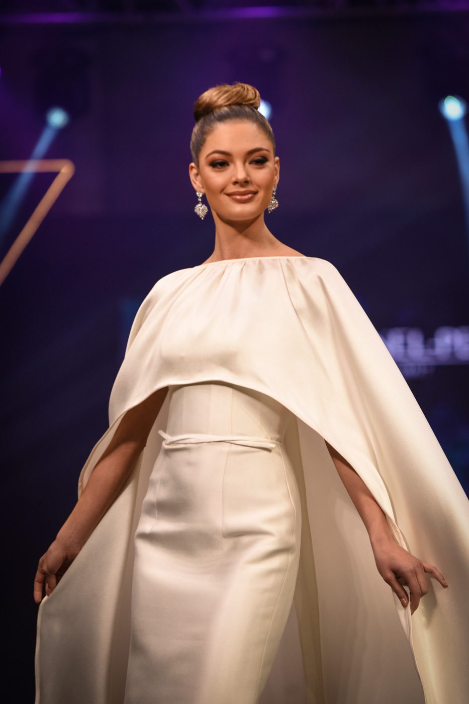 Miss Universe 2017 Demi-Leigh Nel-Peters in a Rajo Laurel creation  