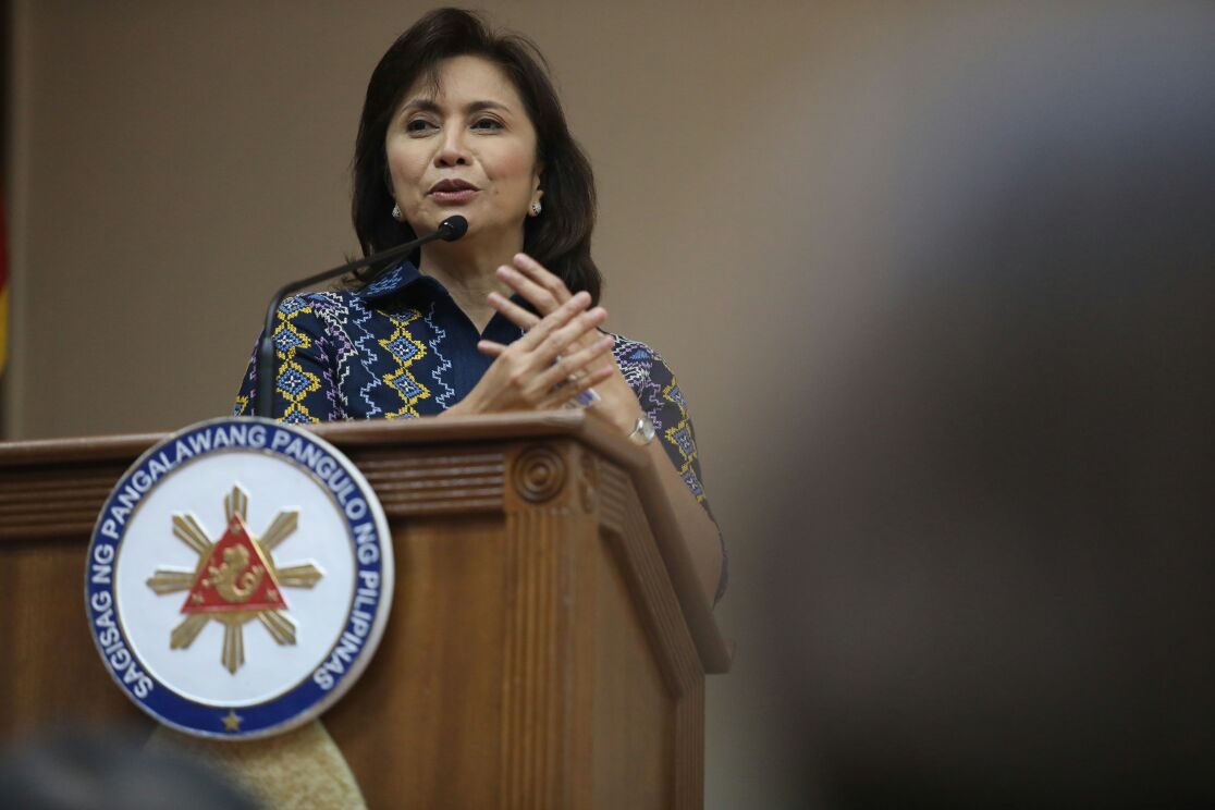 NGO releases full video of event featuring Robredo drug war message
