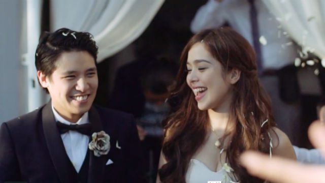 TO INFINITY AND BEYOND. Saab Magalona and Jim Bacarro's get married in Baguio early in the year. Screengrab from Vimeo/ Notion in Motion  
