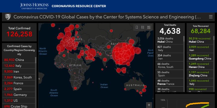 U.S. sanctions block Iranians from accessing coronavirus map