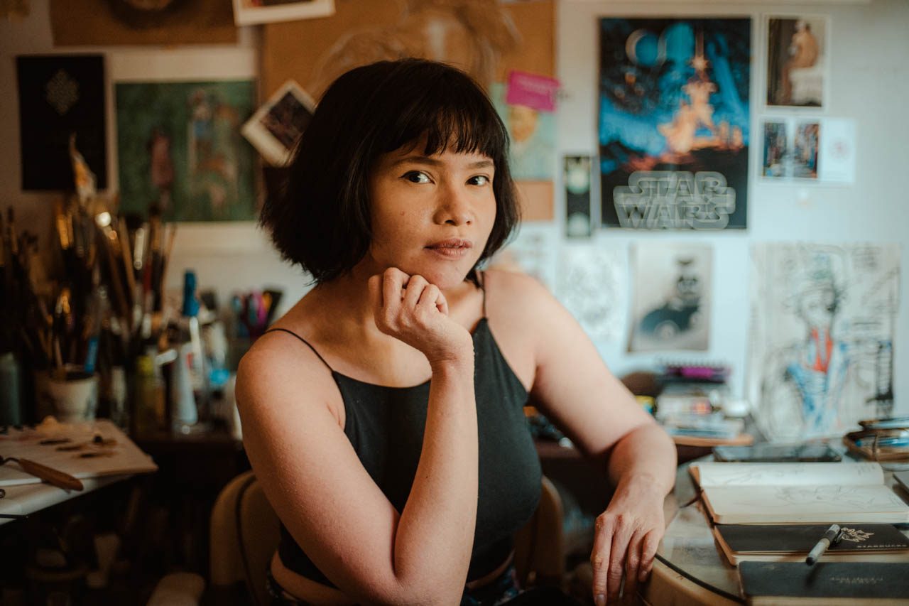 A room of her own: a day in the life of painter Mek Yambao