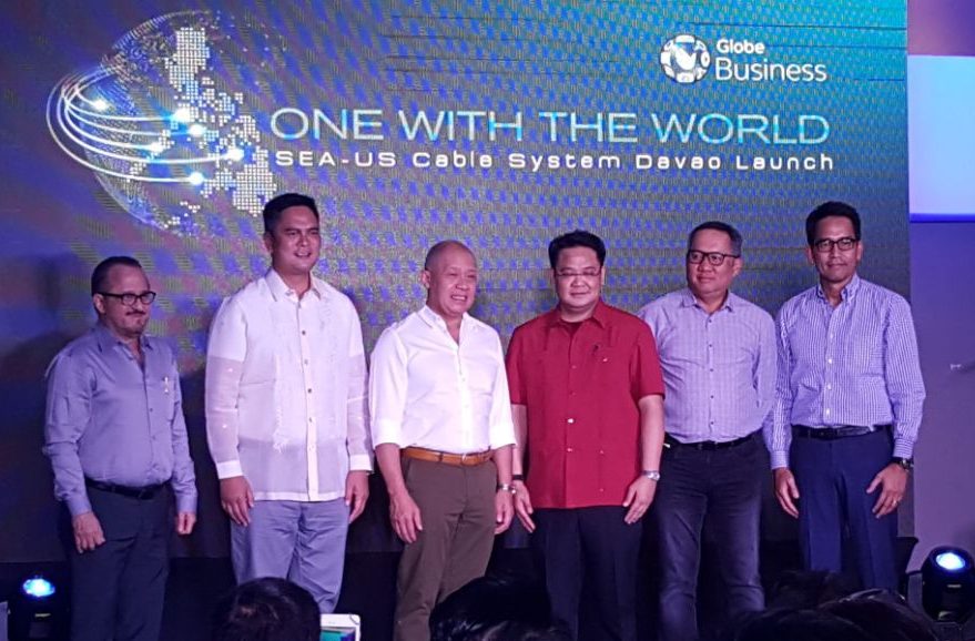 Globe launches SEA-US cable system in Davao City