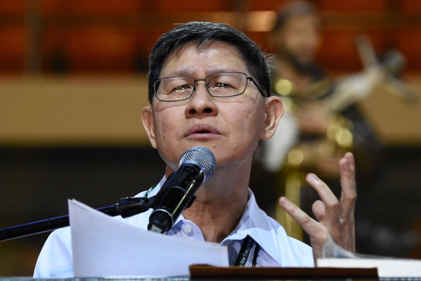 Cardinal Tagle to priests, nuns: Be one with the wounded