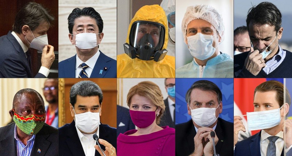 IN PHOTOS: Leaders wear masks as world deals with coronavirus pandemic