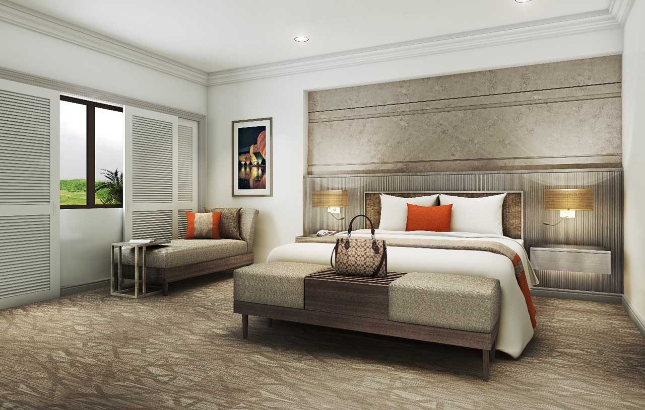 LUXE LIVING. The hotel boasts modern interiors and luxury amenities 