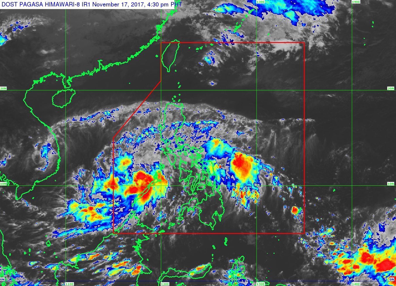 Tropical Depression Tino closer to Palawan ahead of landfall