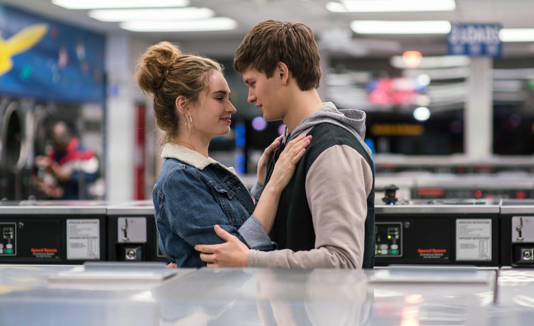 Ansel and Lily James in 'Baby Driver.' Photo courtesy of Columbia Pictures  