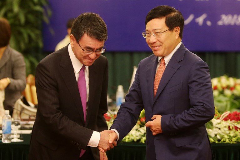 Japan, Vietnam urge U.S. to rejoin Pacific trade deal