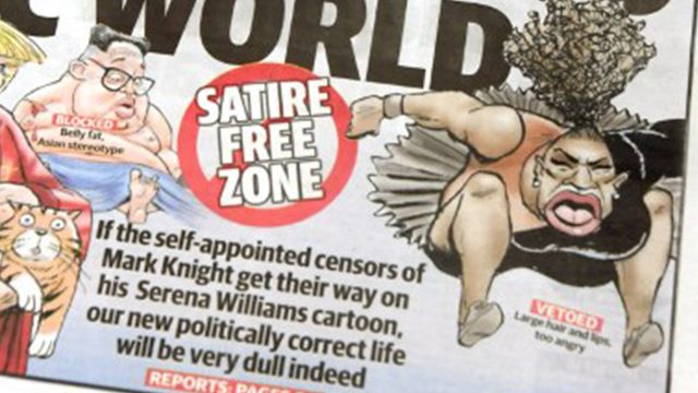 Defiant Australian paper reprints ‘racist’ Serena cartoon