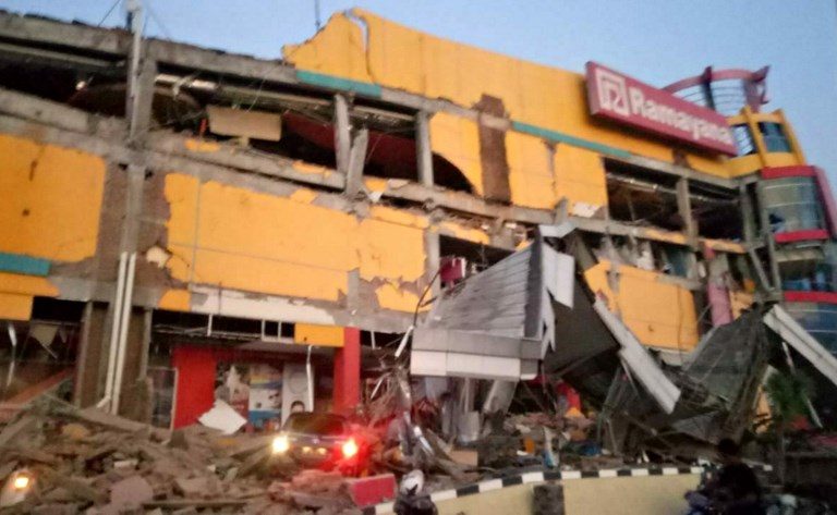 Indonesian city hit by tsunami after powerful earthquake