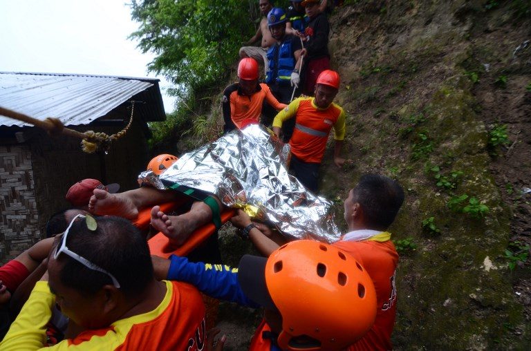 At least 14 dead, dozens missing in Naga, Cebu, landslide