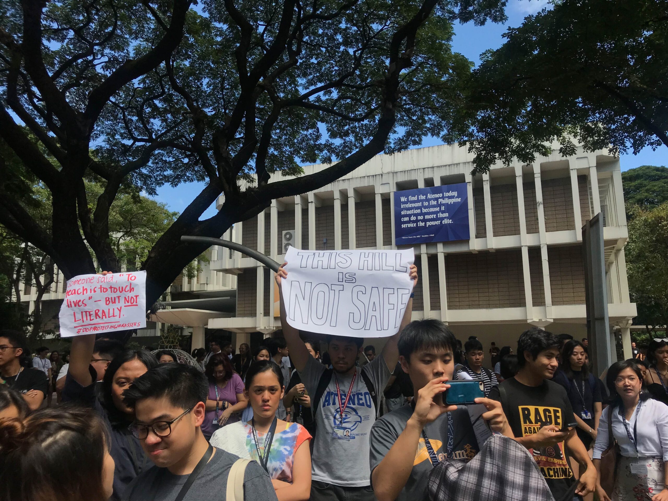 ‘Our school is not safe’: Ateneo students demand punishment for sexual predators